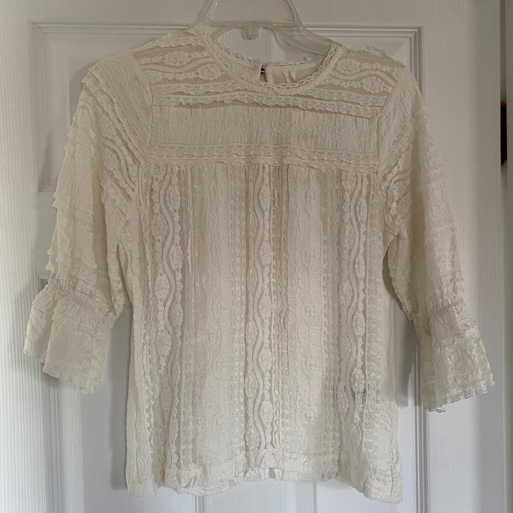 Anthropologie  Lace Top
